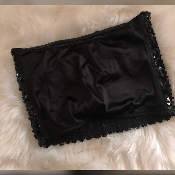 Victoria’s Secret Sequined Bandeau Tube Top M - Picture 5 of 5